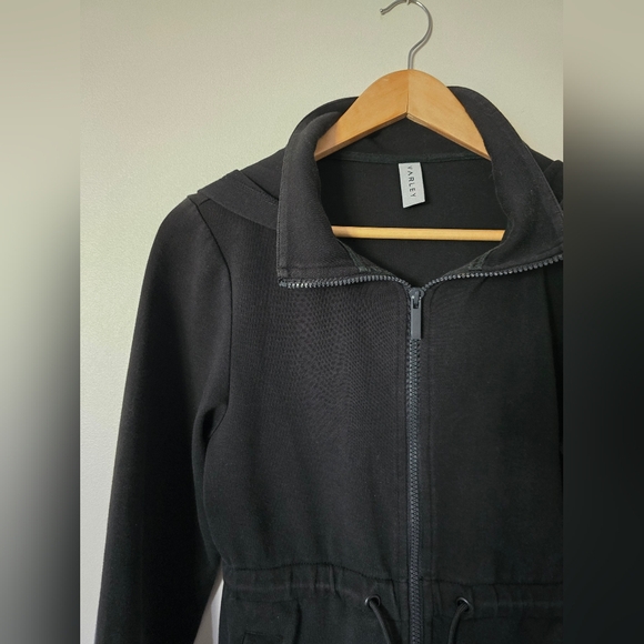 Varley Black Hooded Jacket Size Small Womens Full Zip - Picture 3 of 9